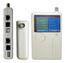 Testador de Cabos Multifuncional Rede RJ45 Telefonia RJ11 USB BNC
