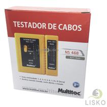 Testador De Cabos Ns 468 Rj11 + Rj45 - Multitoc