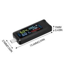 Testador De Carregamento Rápido 10 Em 1, Voltímetro USB, Medidor De Corrente E Tensão 4.5-36V 0-8A, Testador De Carregamento Rápido 10 Em 1, Voltímetro USB, Medidor De Corrente E Tensão 4.5-36V 0-8A,