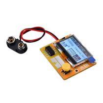 Testador de Componente Eletrônico Digital LCR-T4 Tiny NFe - Medidor de Resistores, Capacitores e Transistores