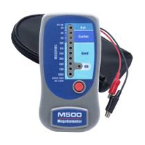 Testador de isolamento MEGOHMMETER M500 Bateria 1000MΩ 500V