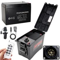 Testador de Luzes para Reboque AirVows com Bateria 12V 12Ah e Controle Remoto Testador de Luzes para Reboque AirVows com Bateria 12V 12Ah e Controle Remoto