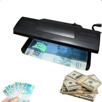 Testador de Notas Falsas com Luz UV Integrada Testador de Notas Falsas com Luz UV Integrada