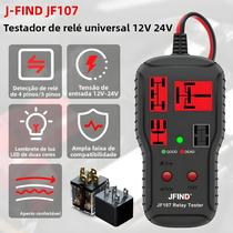 Testador De Relé Universal 12V 24V Para Carros Com Luz Indicadora LED Ferramenta De Diagnóstico Para Testador De Relé Universal 12V 24V Para Carros Com Luz Indicadora LED Ferramenta De Diagnóstico Para