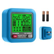 Testador de saída TESMEN TOE-100BMAX GFCI Trip Time LCD Testador de saída TESMEN TOE-100BMAX GFCI Trip Time LCD