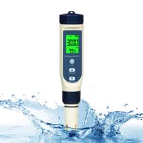 Testador de sal de piscina e medidor de pH PUREFIZ 5 em 1 para piscinas Testador de sal de piscina e medidor de pH PUREFIZ 5 em 1 para piscinas