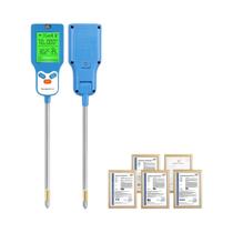 Testador De Solo 6 Em 1 Para pH, Temperatura, Umidade, Luz Solar E Humidade Para Fertilidade De