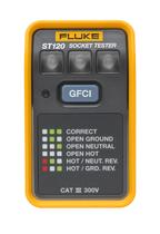 Testador de Tomadas Fluke ST120 GFCI sem Bipe Testador de Tomadas Fluke ST120 GFCI sem Bipe