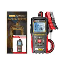 Testador Digital De Bateria Automotiva 12V 24V Com Analisador De Alternador E Clipe Jacaré Isolado