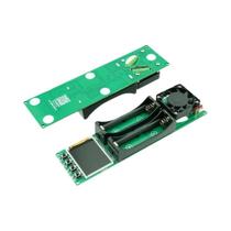 Testador Digital De Bateria Tipo-C De 2 Canais DC 5V Para Baterias De Lítio 18650 - Medidor De