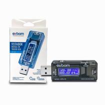 Testador Digital de Voltagem e Amperagem USB Tensão: 4~20v Corrente: 0~3.3A