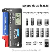 Testador Digital Universal De Baterias ANENG BT-168 pro Analisador De Carga Para Pilhas AAA, AA,