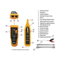 Testador e Localizador de Cabos Multitoc TX1500 Kit Pct /1 Testador e Localizador de Cabos Multitoc TX1500 Kit Pct /1