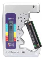 Testador Medidor De Bateria Pilha Mostrador Digital - Minymix Testador Medidor De Bateria Pilha Mostrador Digital - Minymix
