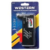Testador Medidor Digital de Pilhas Baterias Universal Portátil Western Testador Medidor Digital de Pilhas Baterias Universal Portátil Western