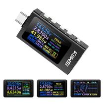 Testador tipo C FORIOT DC4 com tela IPS de 1,14 polegadas, medidor 0-12A