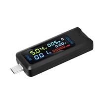 Testador USB Tipo-C 10 Em 1, Medidor De Voltagem, Detector De Corrente, Testador De Carregamento Testador USB Tipo-C 10 Em 1, Medidor De Voltagem, Detector De Corrente, Testador De Carregamento