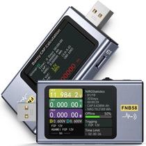 Testador USB WESTOBiG FNB58 Medidor de Energia Bluetooth com Tela LCD Testador USB WESTOBiG FNB58 Medidor de Energia Bluetooth com Tela LCD