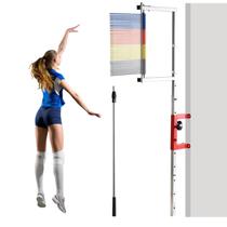 Testador Vertical de Salto com Altura Ajustável 120-350 cm para Fixação na Parede Testador Vertical de Salto com Altura Ajustável 120-350 cm para Fixação na Parede