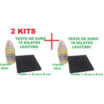 Testadores de ouro 18k/750 30ml 1 Pedra para testador grande de 8,0 x 7,8 cm aproximadamente - Testa prata Também