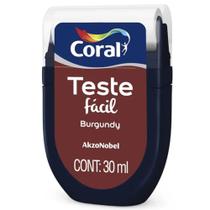 Teste Fácil 30ml Burgundy - 5300879 - CORAL - Tintas Coral