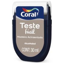 Teste Fácil 30ml Madeira Acinzentada - 5300292 - CORAL
