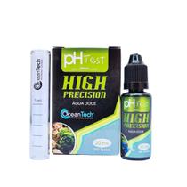 Teste PH Ocean Tech Alta Precisão Agua Doce Aquario 250 Testes 20ml