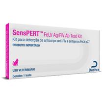 Teste SensPERT FELV Ag FIV Diagnóstico Gatos Teste SensPERT FELV Ag FIV Diagnóstico Gatos