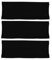 Testeira Headband Faixa de Cabeça HUPI Prime Kit 03 Preto Testeira Headband Faixa de Cabeça HUPI Prime Kit 03 Preto