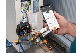 testo 550i - Manifold digital controlado por aplicativo com Bluetooth