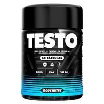 Testo Body Nutry pote 60 cápsulas com Vitaminas e Minerais e Boro