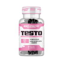Testo Feminino 60 capsulas vitaminas e minerais com boro + Colágeno Hidrolizado Feminy com 60 Cápsulas Enriquecido com Vitaminas C e E - Body Nutry
