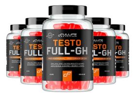 Testo Full Gh Pre Hormonal Zma Acido Malico Arginina E Boro 120 Capsulas Kit 5 Unidades - Fullife Nutrition