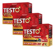 Testo Vital For Men E Zinco A a Z 120 Cáps SoftGel - Prevent Pharma (3und) Testo Vital For Men E Zinco A a Z 120 Cáps SoftGel - Prevent Pharma (3und)