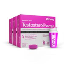 Testosterol Woman 3un 30 comp. + coqueteleira Inove Nutrition
