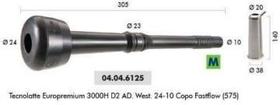 Teteira borracha h3000 ad.west copo 24x10 c/4 - AGROZOOTEC