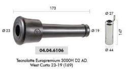 Teteira borracha h3000 adwest curto 23x19 c/4 - AGROZOOTEC Teteira borracha h3000 adwest curto 23x19 c/4 - AGROZOOTEC