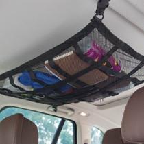 Teto de carro Cargo Net Pocket Amiss Telhado ajustável 80x53cm