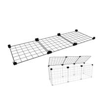 Teto ou Fundo para Cercado Aramado Pet 30x90cm com Telas e Conectivos