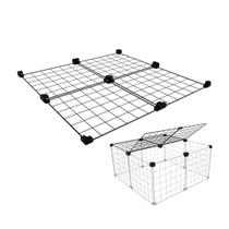 Teto ou Fundo para Cercado Aramado Pet 60x60cm com Telas e Conectivos