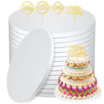 Tetor de tambor de bolo de 12 polegadas, redondo, branco, 14 peças Tetor de tambor de bolo de 12 polegadas, redondo, branco, 14 peças