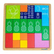 Tetris em Plano Brinquedo Educativo e Pedagógico em MDF Tetris em Plano Brinquedo Educativo e Pedagógico em MDF
