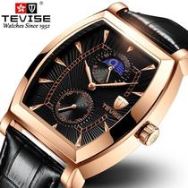 Tevise Quartzo À Prova Dágua Fase Da Lua