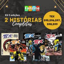Tex - Combo 595 a 599 - 5 Edições com 2 Histórias Completas