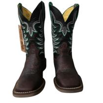 Texana Durango Bordado Verde