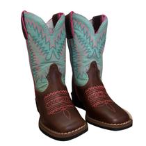 Texana Durango Kids Marrom Cano Turkesa