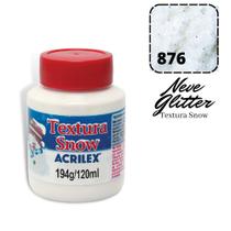 Textura Snow Acrilex120ml 876 Neve Glitter