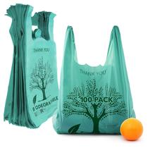 Thank You Bags Stock Your Home, pacote de 100 compostáveis, 12x22 polegadas Thank You Bags Stock Your Home, pacote de 100 compostáveis, 12x22 polegadas