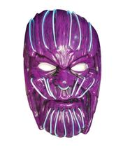Thanos Máscara Led Neon brilha no escuro Halloween Cosplay