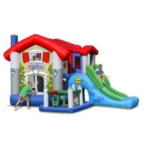 The Big House Kid Play Inflável 9 atividades Playground Inflável 4,55 x 3,30 x 2,65m com motor 110v ou 220v The Big House Kid Play Inflável 9 atividades Playground Inflável 4,55 x 3,30 x 2,65m com motor 110v ou 220v